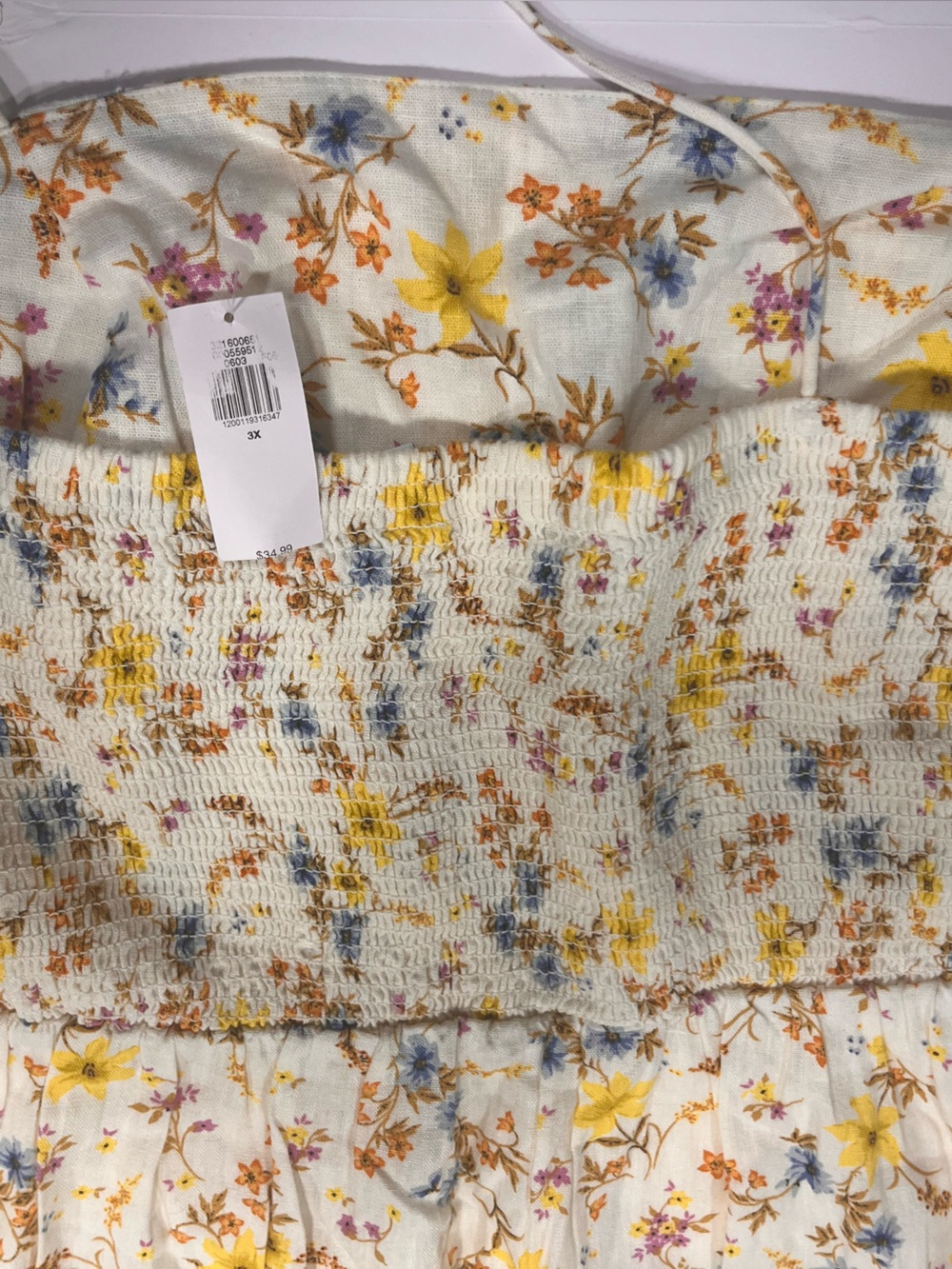 NWT, Old Navy Fit & Flare Tie-Strap Linen-Blend Floral
Mini Dress - Size 3X - Picture 10 of 12
